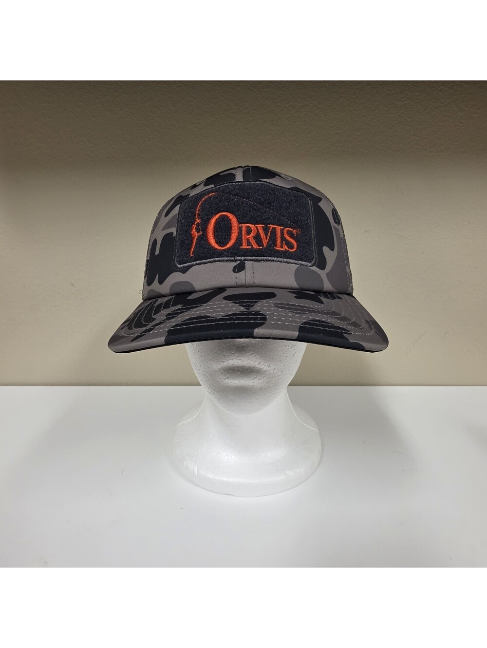 Orvis Camo Fly Drying Patch Unisex Hat Cap Mesh Snapback Trucker Hat Cap